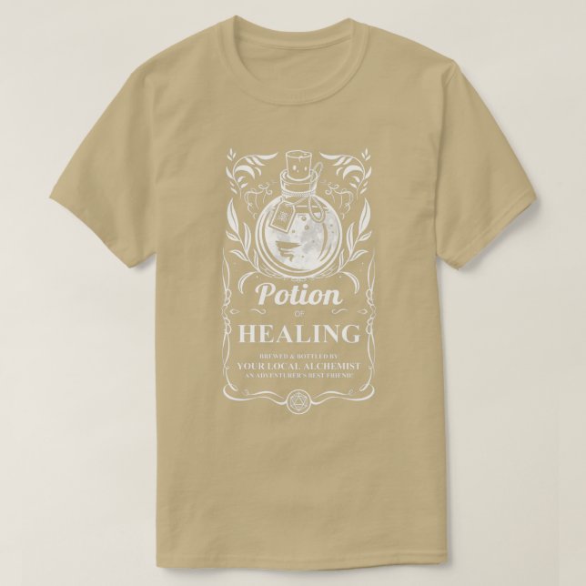 Camiseta Poción de curación (Diseño del anverso)