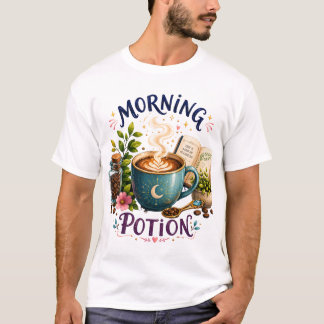 Camiseta Poción de la Mañana – Diseño Acogedor para Amantes