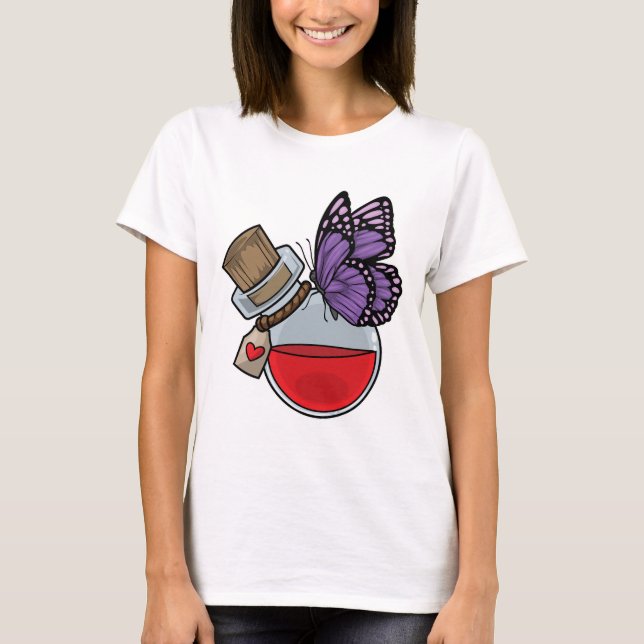 Camiseta Poción de mariposa (Anverso)