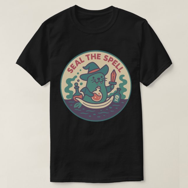 Camiseta Poción de Sello Mágico Adorable (Diseño del anverso)