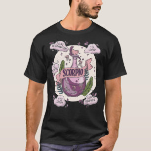 Camiseta Poción Escorpio Con Ingredientes Astrol Mágico