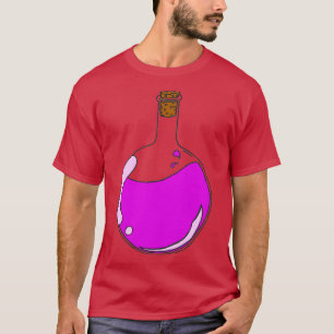 Camiseta Poción púrpura fina en frasco de ebullición