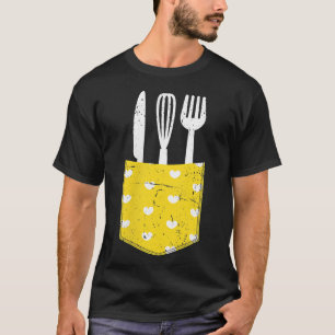 Camiseta Pocket Chef Restaurante Cocina Cocina Hobby Culina
