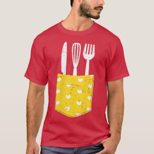 Camiseta Pocket Chef Restaurante Cocina Cocina Hobby Culina