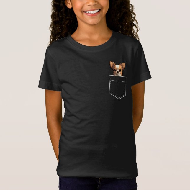Camiseta Pocket Chihuahua (Anverso)
