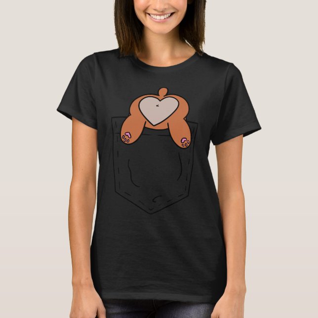 Camiseta Pocket Corgi (Anverso)