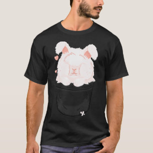 Camiseta Pocket Cute Angora Rabbit