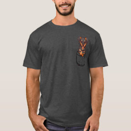 Camiseta Pocket Cute Dobermann Dog