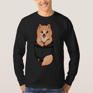 Camiseta Pocket Cute Pomeranian