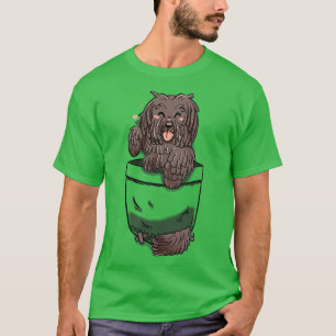 Camiseta Pocket Cute Puli Dog