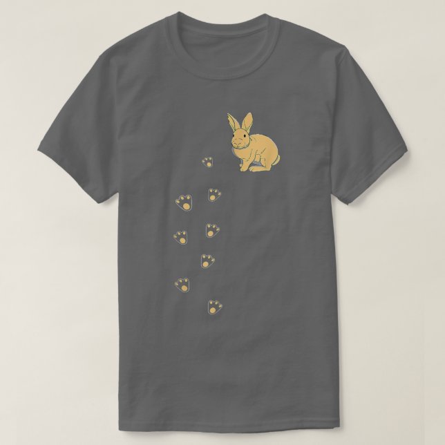 Camiseta Pocket de conejo de conejo lindo día de Pascua  (Diseño del anverso)