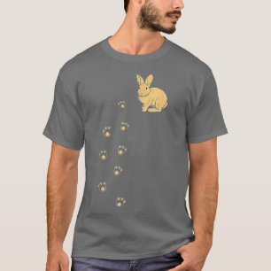 Camiseta Pocket de conejo de conejo lindo día de Pascua