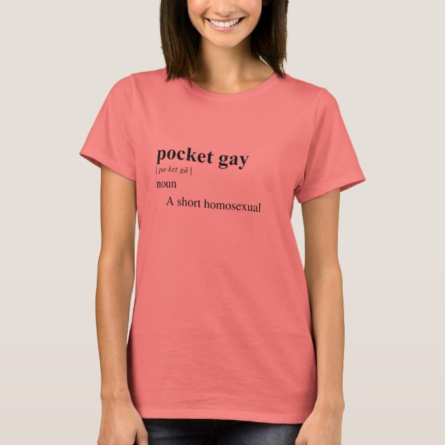 CAMISETA POCKET GAY (Anverso)