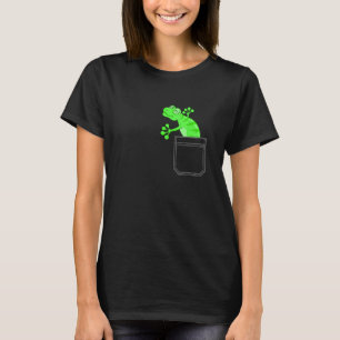 Camiseta Pocket Gecko Buscando Cute Gecko
