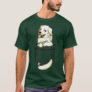 Camiseta Pocket Great Pyrenees Dog