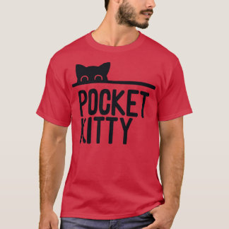 Camiseta Pocket Kitty Minimalista por Tobe Fonseca