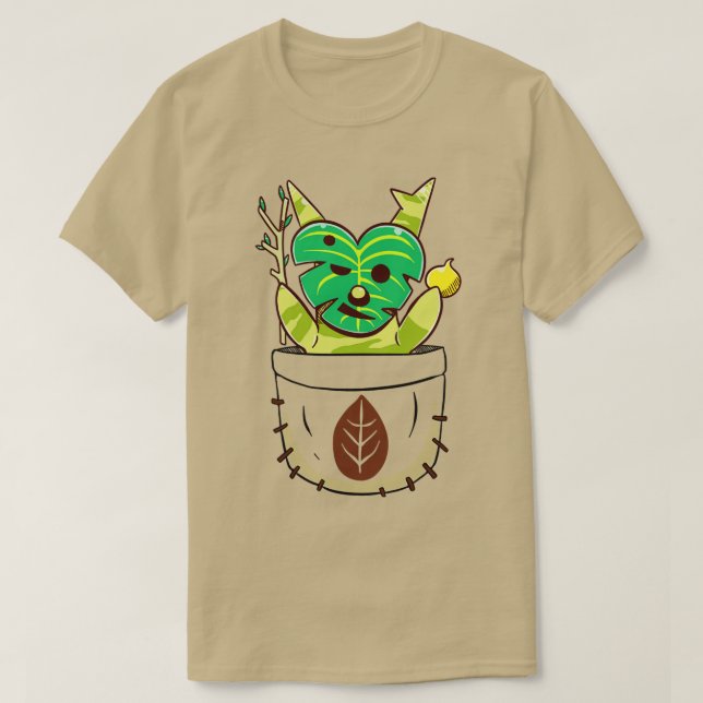 Camiseta Pocket Korok (Diseño del anverso)
