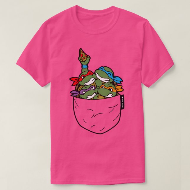 Camiseta Pocket Ninjas (Diseño del anverso)