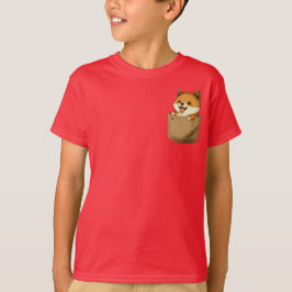 Camiseta Pocket Pals para niños - Edición Inu de Shiba