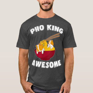 Camiseta Pocket Pho King Awesome Kawaii Hamster Noodles