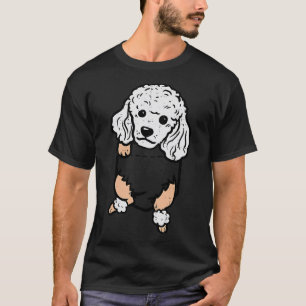 Camiseta Pocket Poodle Feet Cute Mini Juguete Mascota Perro