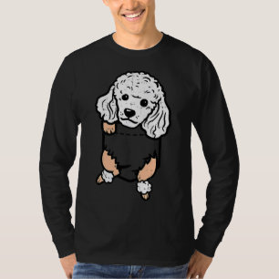 Camiseta Pocket Poodle Feet Cute Mini Juguete Mascota Perro