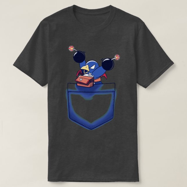 Camiseta Pocket Prinny (Diseño del anverso)