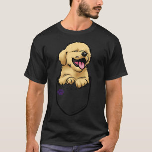 Camiseta Pocket Puppiez Golden Retriever
