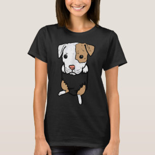 Camiseta Pocket Puppy Pies De Pitbull Cute Pitties Perro Lo
