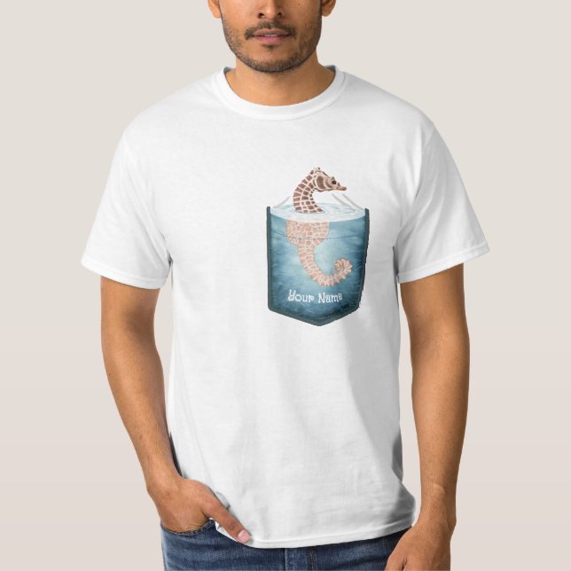 Camiseta Pocket Seahorse (Anverso)