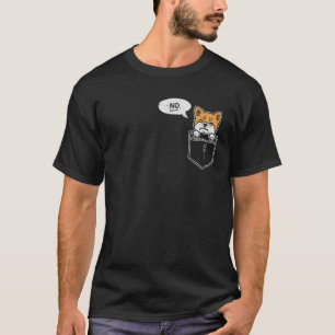 Camiseta Pocket Shiba Inu No es propio de un Mascota de ama