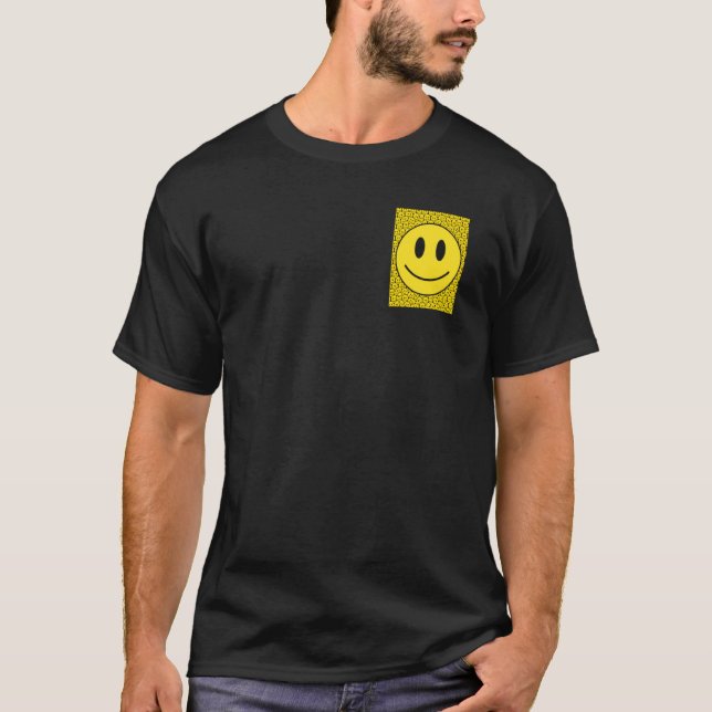Camiseta Pocket Smiling Face Costume Happy Cute Smile Trend (Anverso)