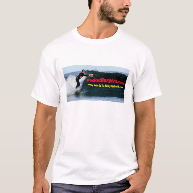 Camiseta POCKETBURGERS - Abeja Jonny (Anverso)