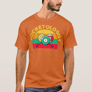 Camiseta Pocketólogo Funny Pool Billiards Player