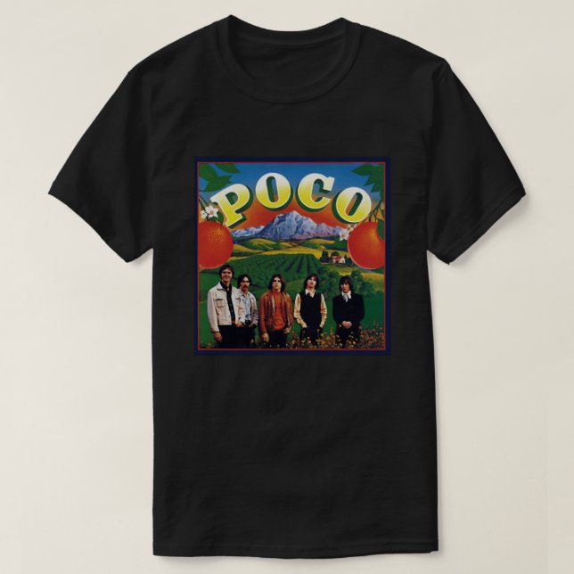 Camiseta Poco Band y fanart de la música 1 (Diseño del anverso)