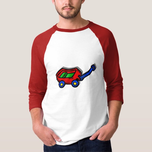 Camiseta poco carro rojo (Anverso)