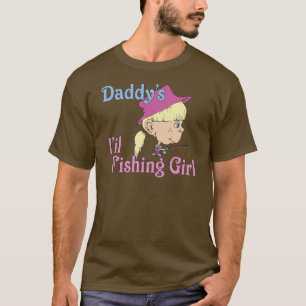 Camiseta Poco chica de la pesca del papá