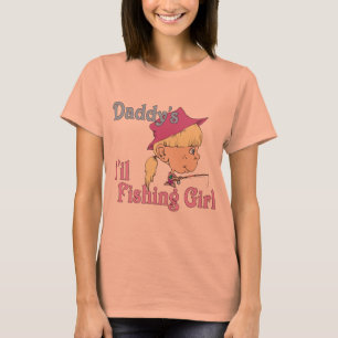 Camiseta Poco chica de la pesca del papá