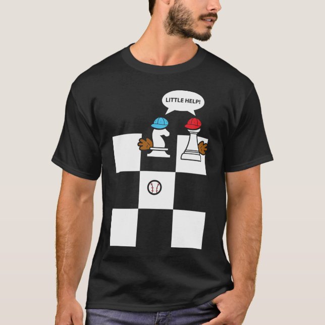 Camiseta Poco regalo del humor del retruécano del ajedrez (Anverso)