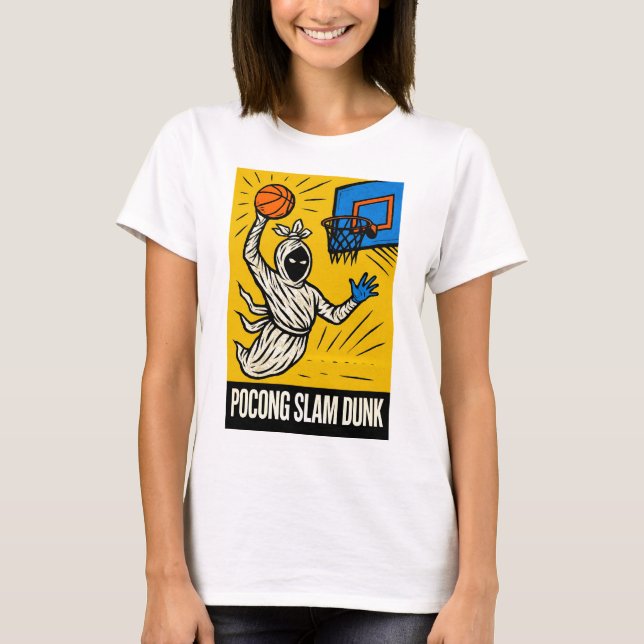 Camiseta Pocong Slam Dunk - Arte Pop clásico (Anverso)