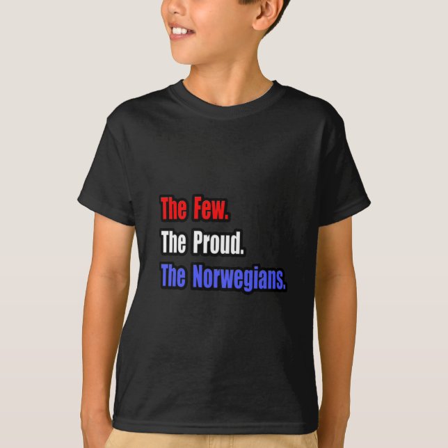 Camiseta Pocos noruegos orgullosos (Anverso)