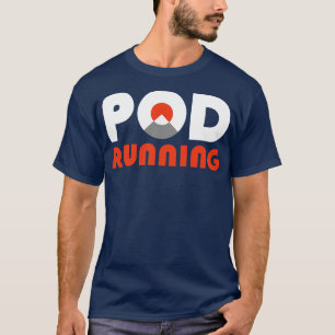 Camiseta Pod Running Trayectoria de ejecución de entrenador