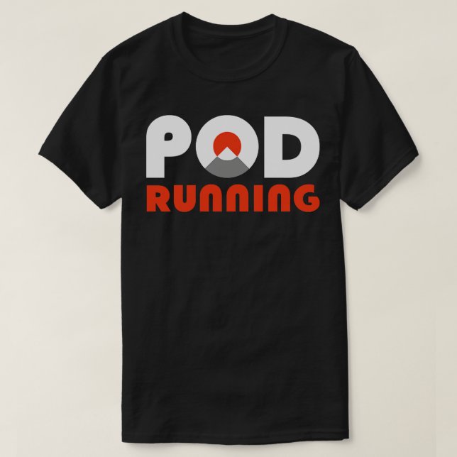 Camiseta Pod Running Trayectoria y entrenador de ultra ejec (Diseño del anverso)