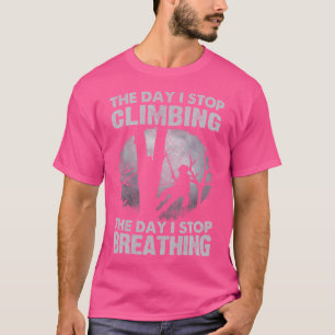Camiseta Podador de árboles arborista Leñador Hombres Parar