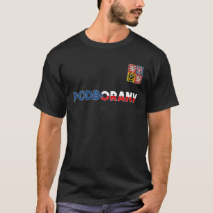 Camiseta Podborany República Checa Bandera Del Corazón Cubi