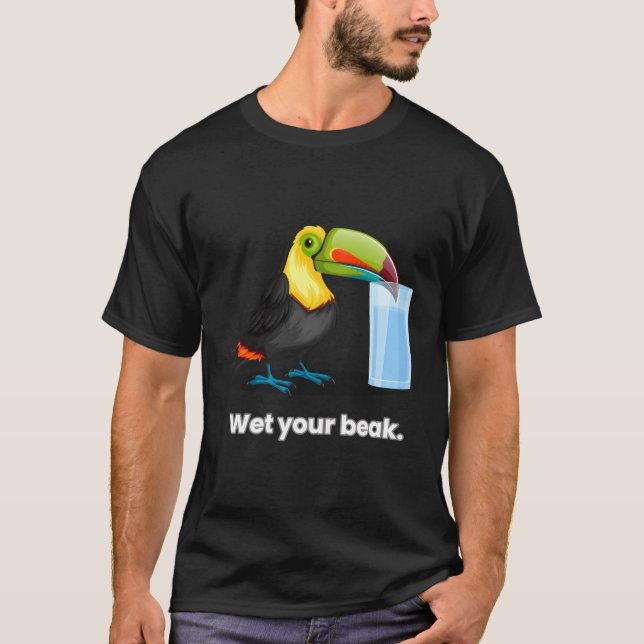Camiseta Podcast All In Wet Your Beak Con Chamath Palihapi (Anverso)