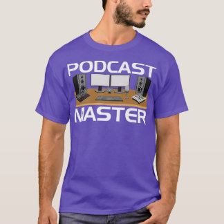 Camiseta Podcast App Equipment Mixer Tshirt for