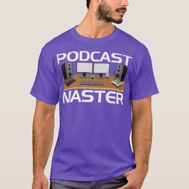 Camiseta Podcast App Equipment Mixer Tshirt for (Anverso)