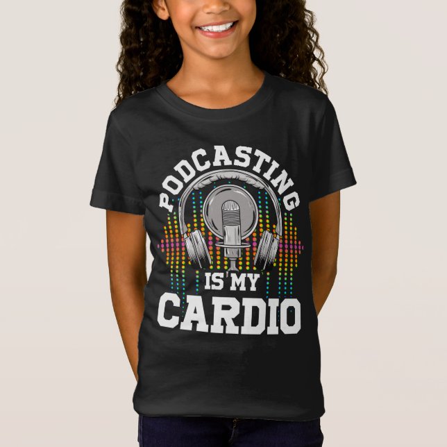 Camiseta Podcast Content Creators Radio Show Podcasting T- (Anverso)