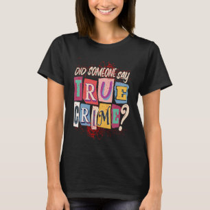 Camiseta Podcast de Crímenes Reales para un Adicto a los Cr